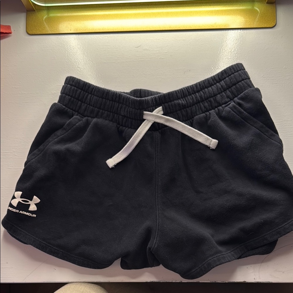Under Armour Dark Shorts with White Accents